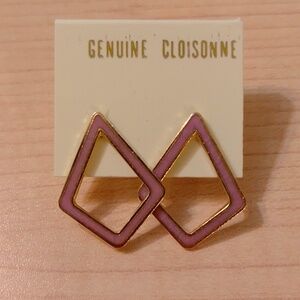 *3/$20* New Vintage Cloisonne pierced stud earrings